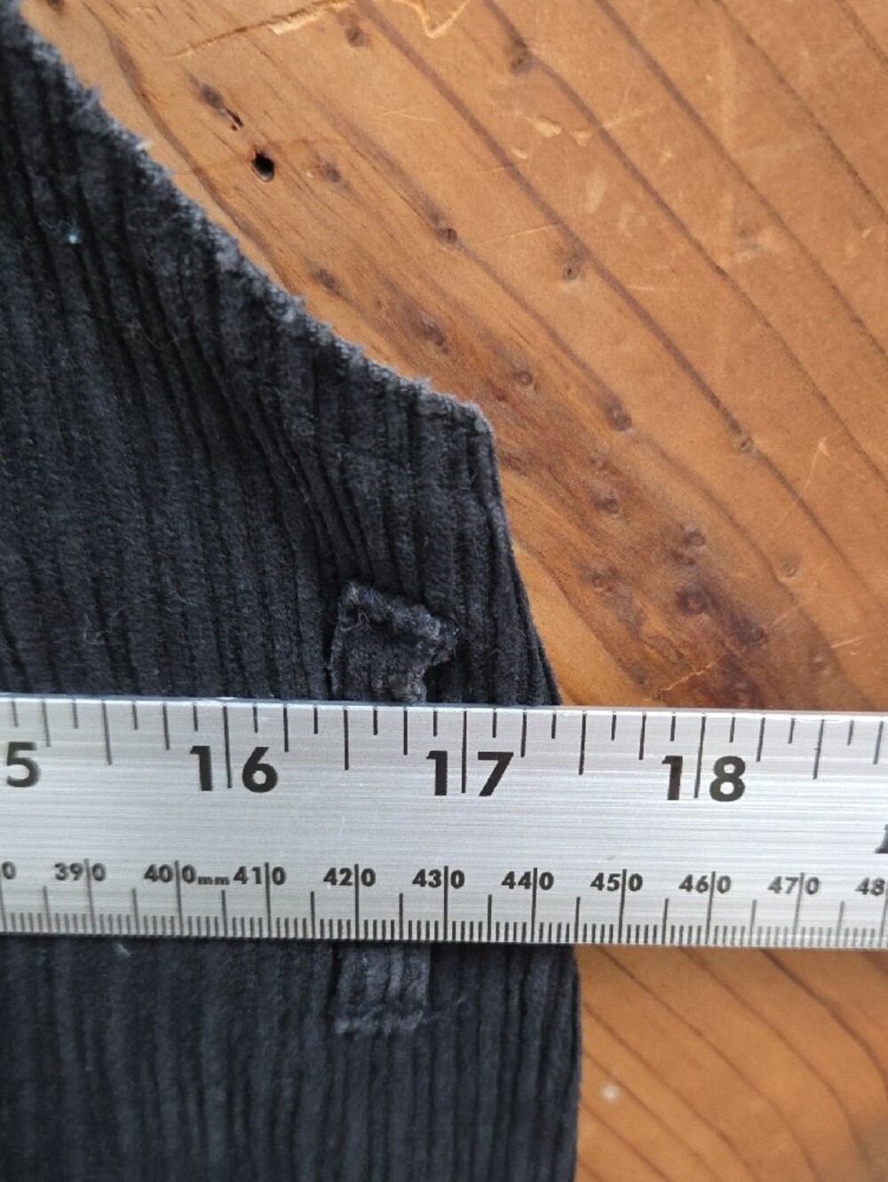Squeeze Corduroy Overalls Womens M Black Carpenter Y2K Grunge Wide Leg Retro - Picture 8 of 12